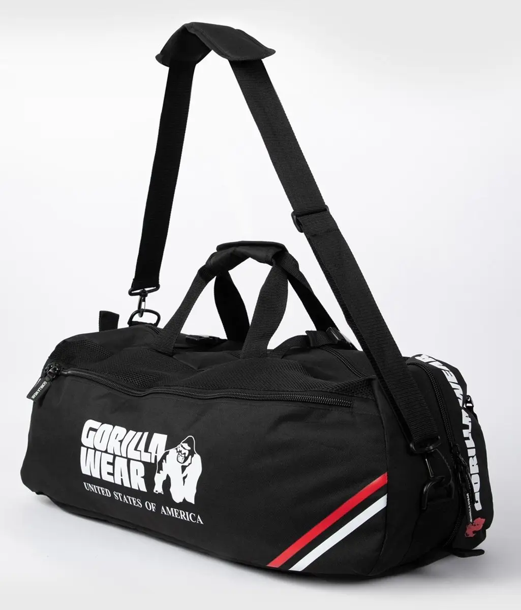 Gorilla Wear Norris Hybride Sporttas 66L - Zwart