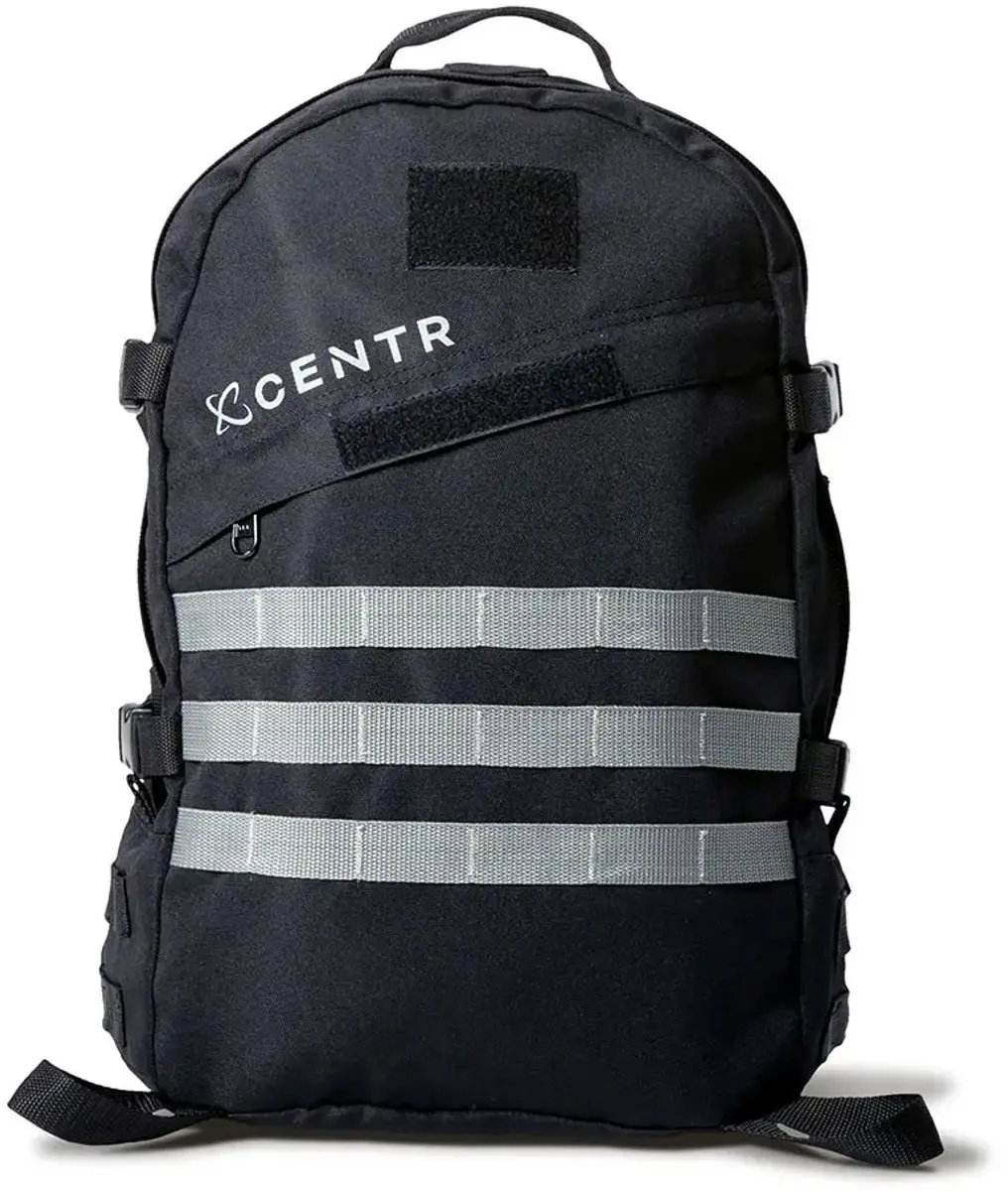 Centr Rucksack Gewichtsvest Rugzak 22.7 kg - Zwart