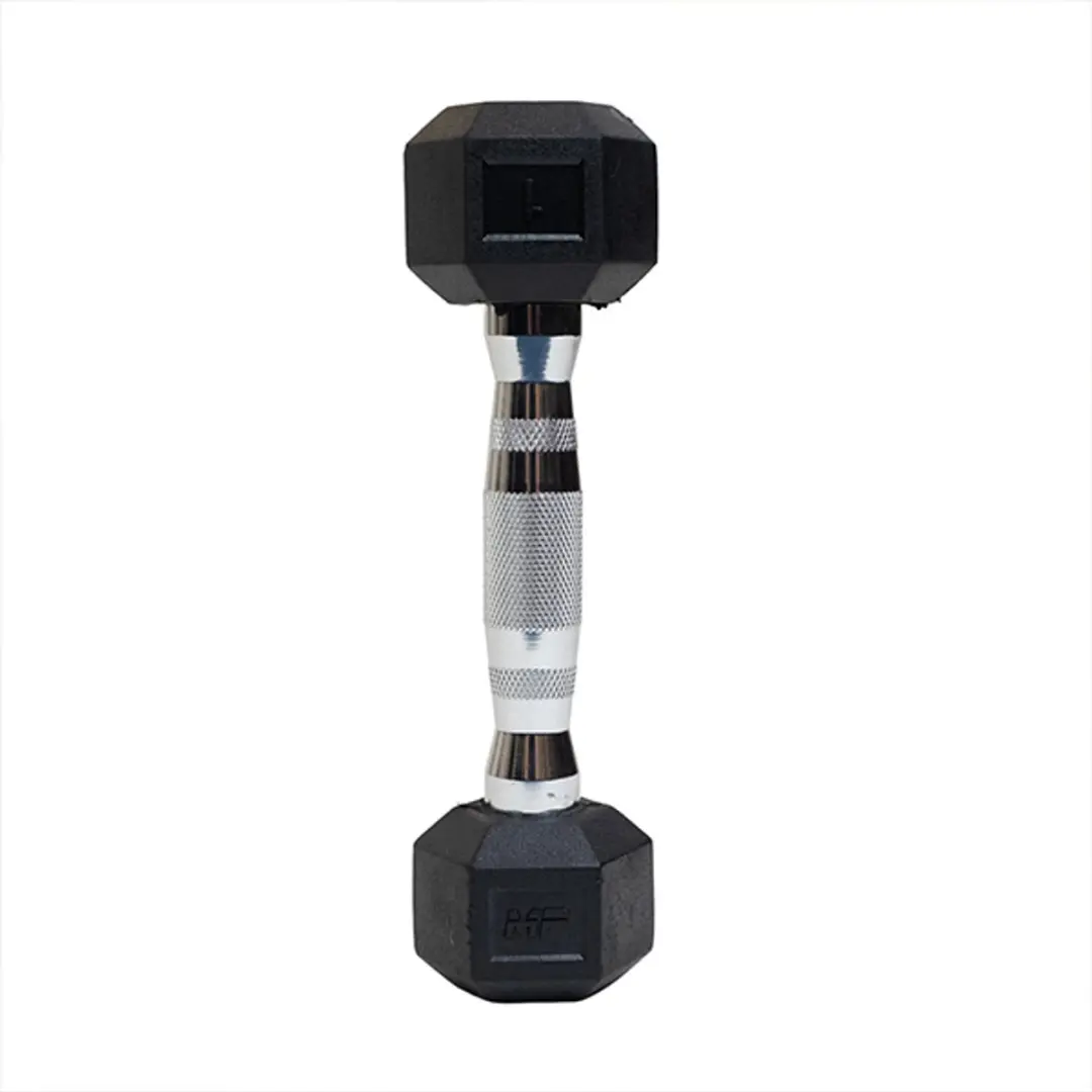 Muscle Power Hexa Dumbbell 1 kg - Zilver/Zwart