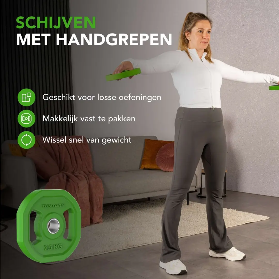 Tunturi Aerobic Pump Gewichtenset 20kg - Halterset met 6 schijven
