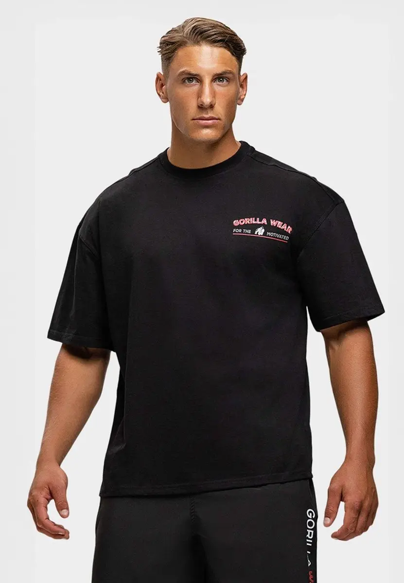 Gorilla Wear Macon Oversized T-shirt L - Zwart