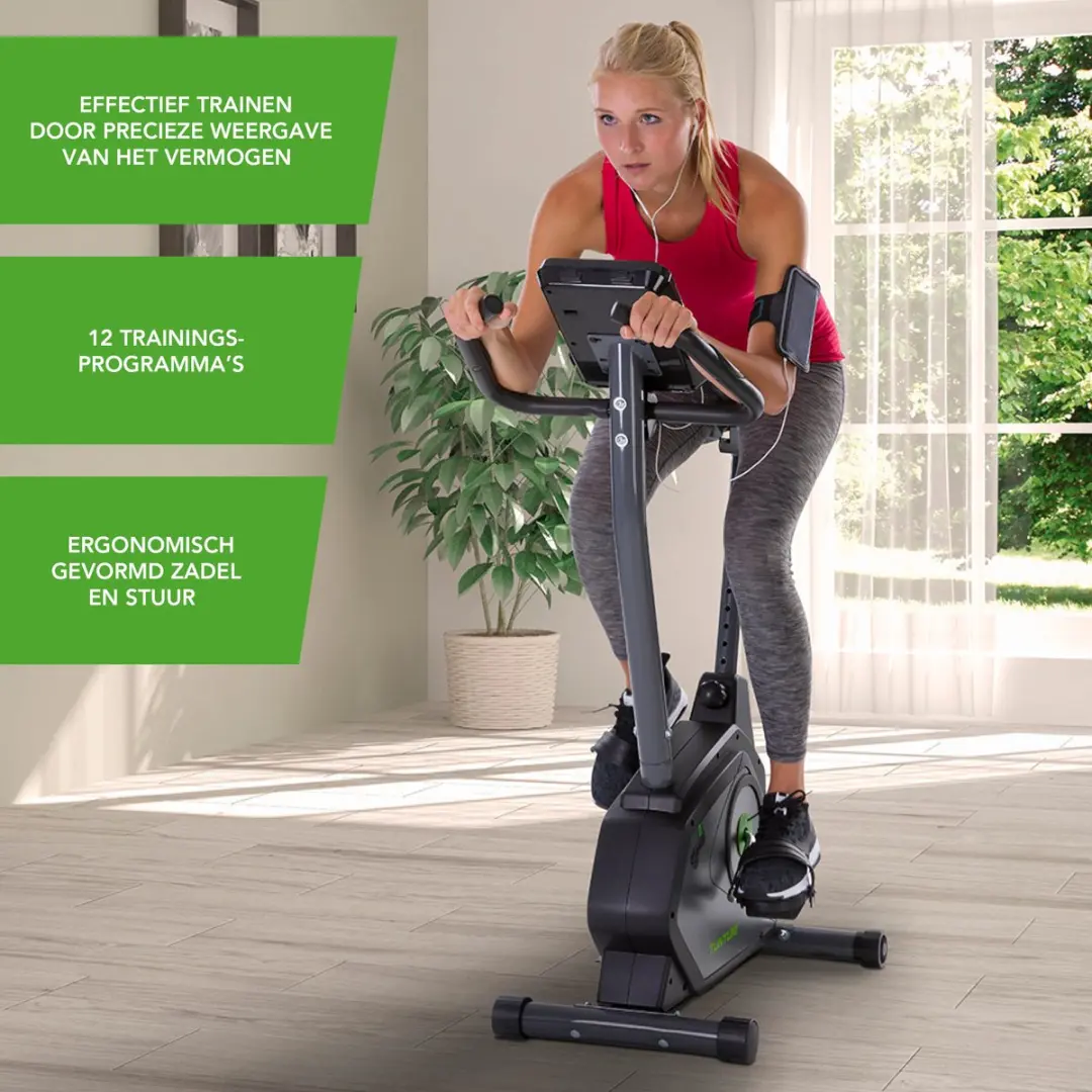 Tunturi Cardio Fit E30 Hometrainer - 24 Programma's - 16 Niveaus