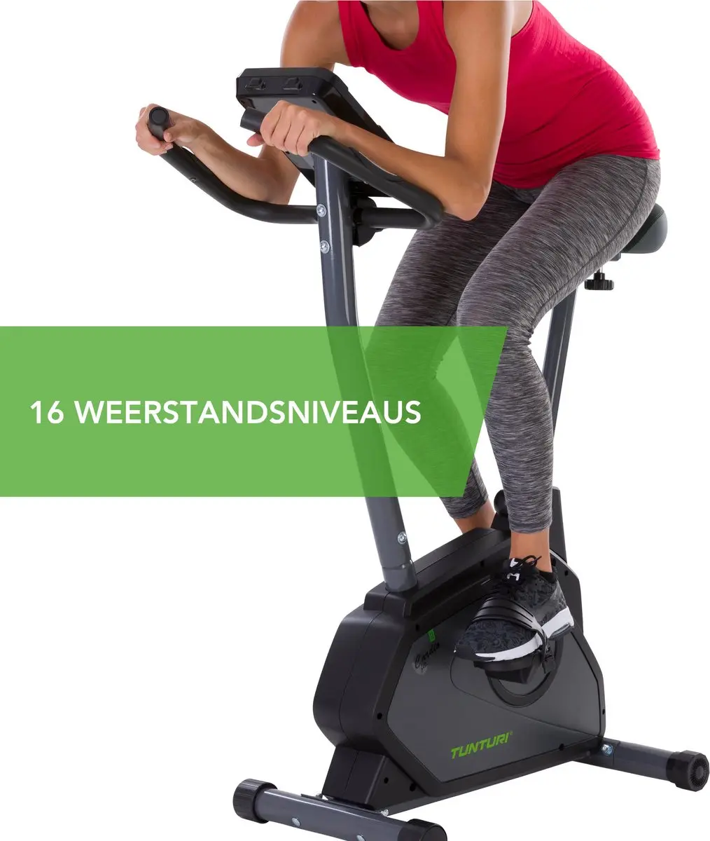 Tunturi Cardio Fit E30 Hometrainer - 24 Programma's - 16 Niveaus