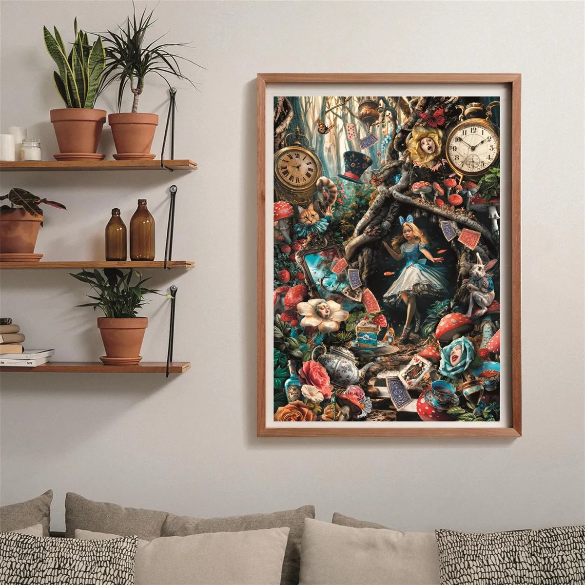 Clementoni Puzzel 1000 Stuks Een Dag in Wonderland - Multikleur