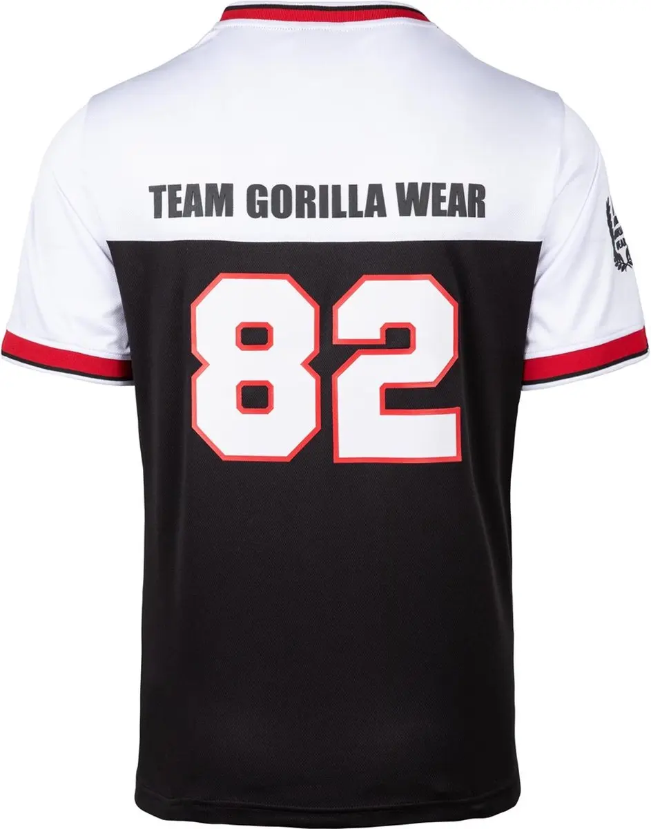 Gorilla Wear Trenton Football Jersey M - Zwart/Wit