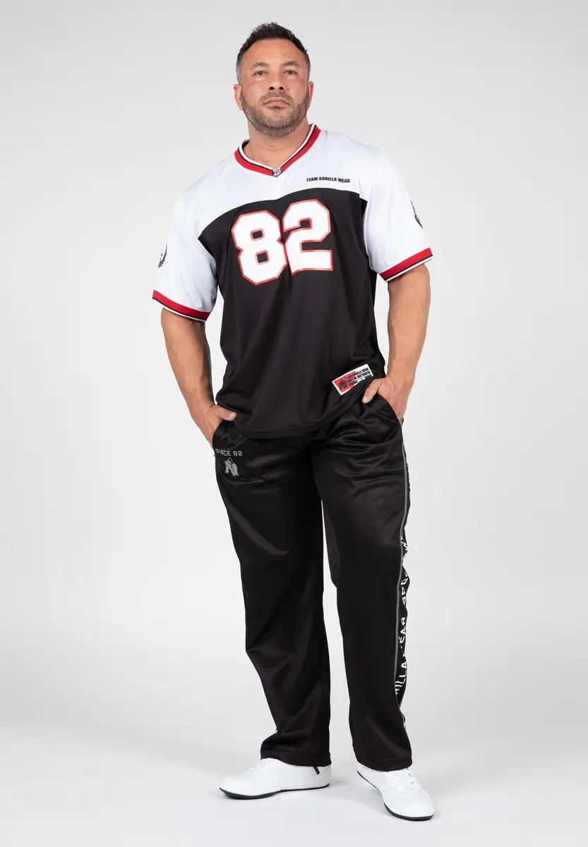 Gorilla Wear Trenton Football Jersey M - Zwart/Wit