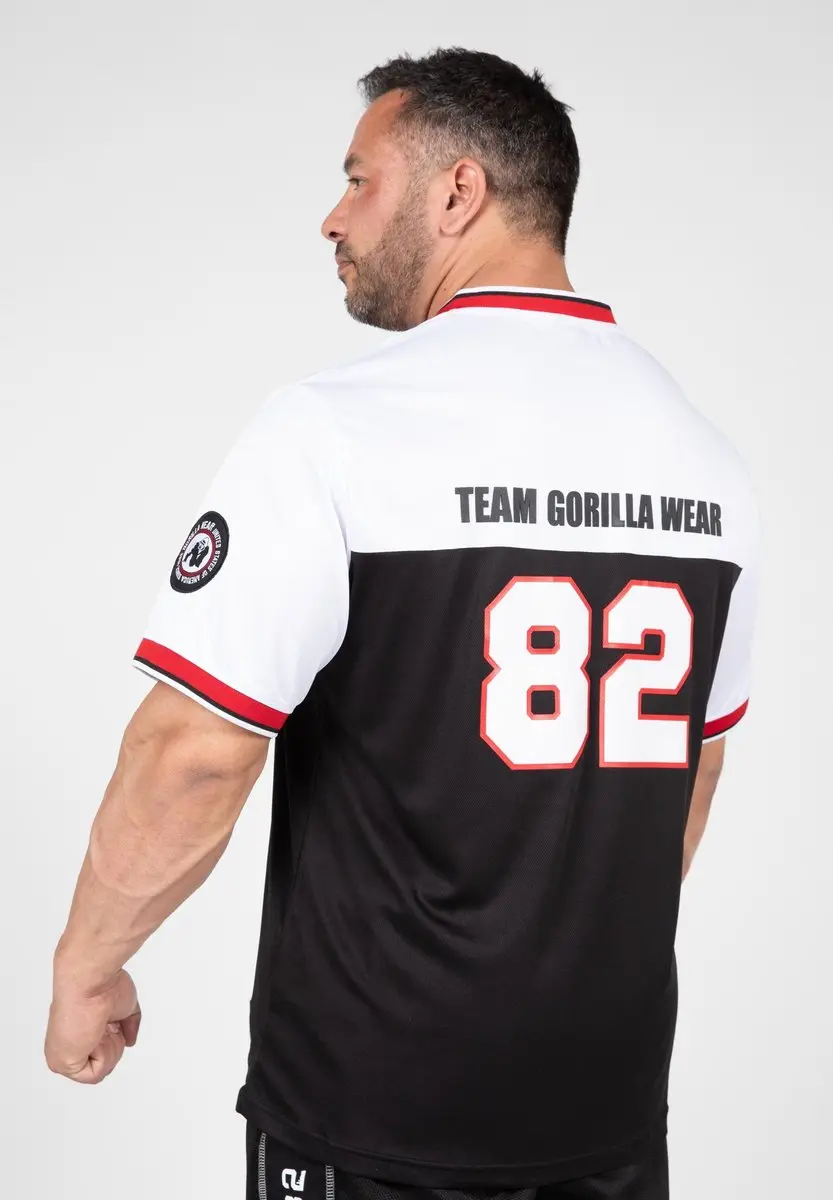 Gorilla Wear Trenton Football Jersey M - Zwart/Wit