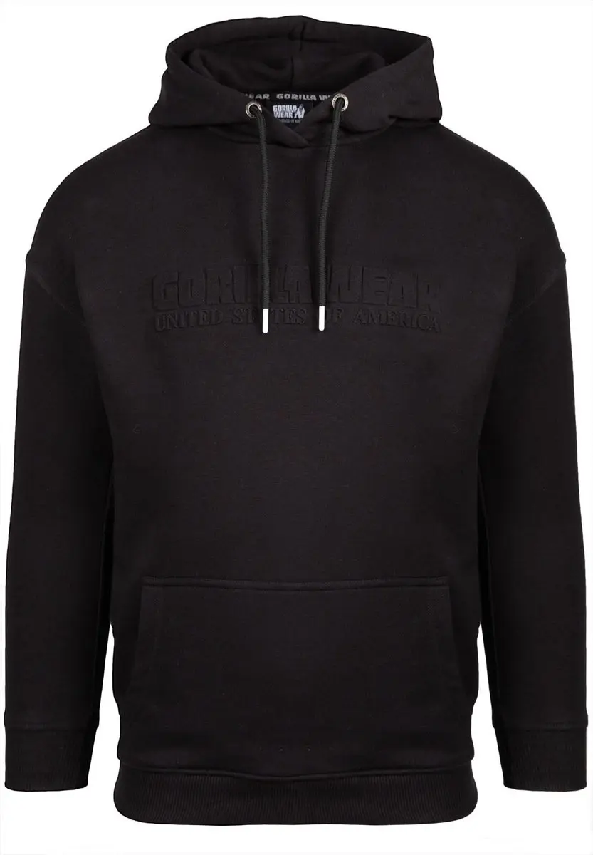 Gorilla Wear Crowley Dames Oversized Hoodie L - Zwart