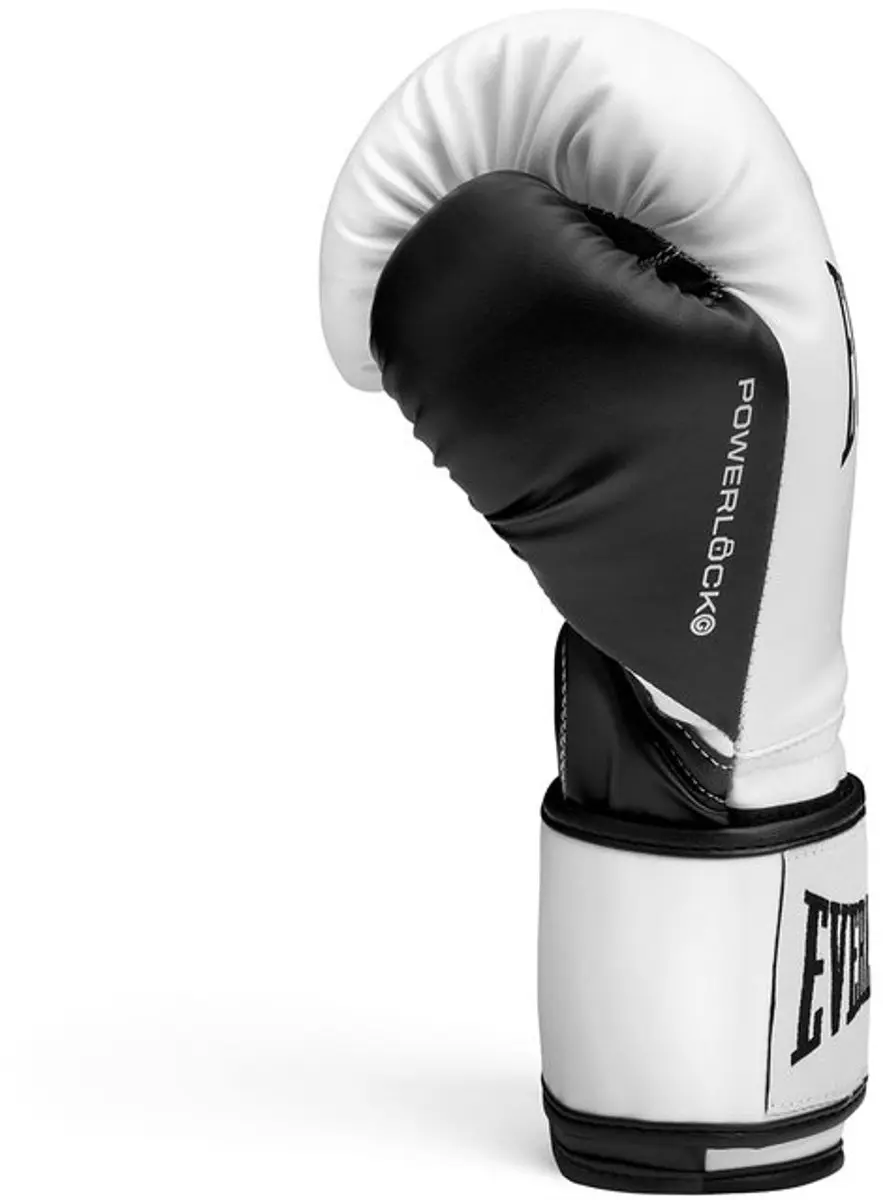 Everlast Powerlock OG Training (Kick)Bokshandschoenen 12 oz - Wit/Zwart
