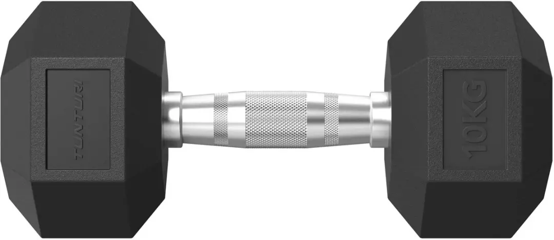 Tunturi Platinum Hexa Dumbbell 10kg - Zwart