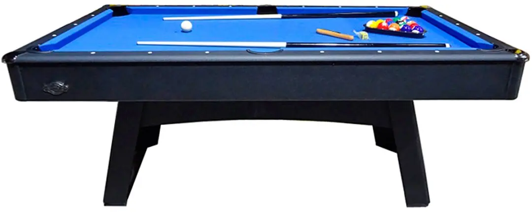 Buffalo Hustler II Pooltafel 6ft - Blauw Laken - Zwart