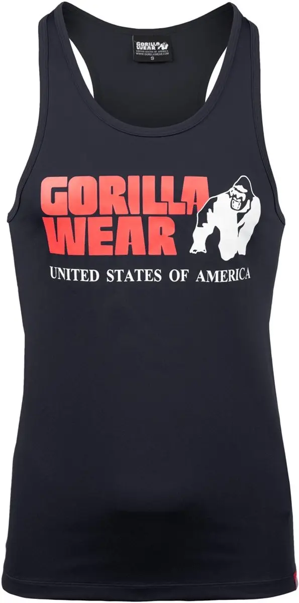 Gorilla Wear Classic Training Tank Top 4XL - Zwart