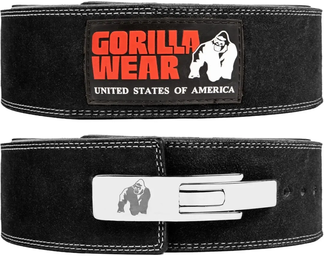 Gorilla Wear Leren Lever Lifting Belt 4 Inch