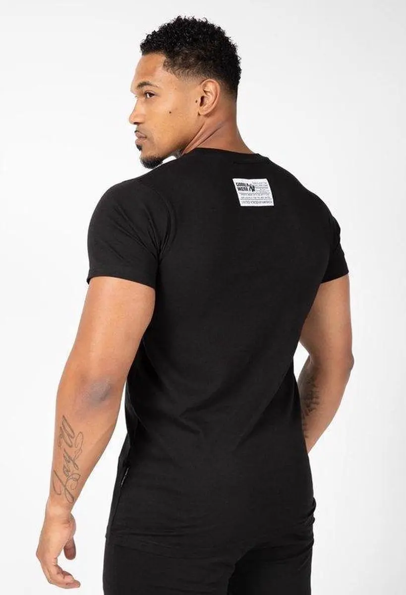 Gorilla Wear Classic T-shirt Zwart/Goud - S