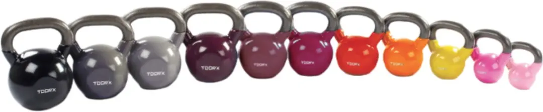 Toorx Kettlebell 6 kg - Gietijzer Geel