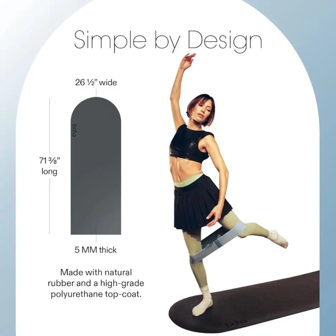 Bala The Play Mat Fitnessmat 5mm - Charcoal