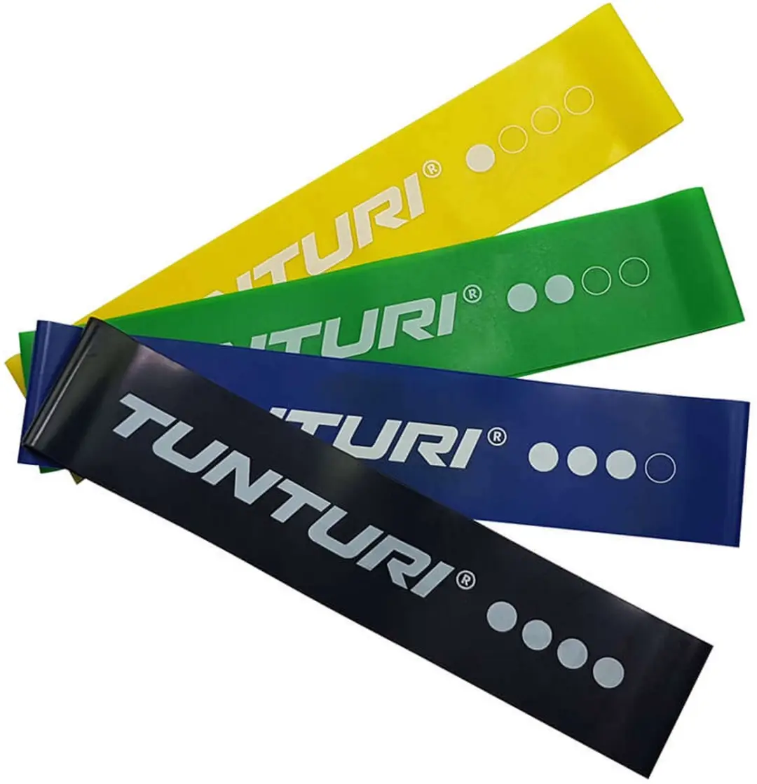 Tunturi 4 Weerstandsbanden Set - Mini Power - 4 Stuks - 4 Kleuren