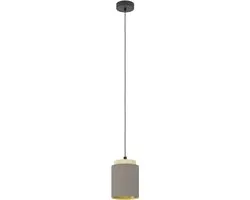Eglo Albariza Hanglamp E27 Ø16cm - Zwart/Grijs/Goud
