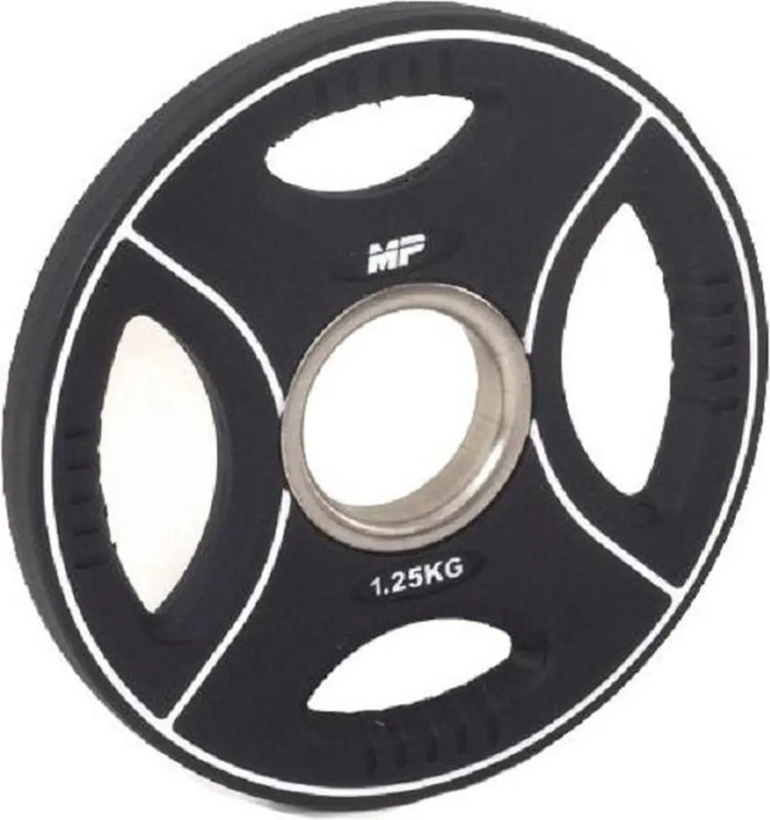Muscle Power PU 4-Grip Halterschijf 50mm 1,25kg