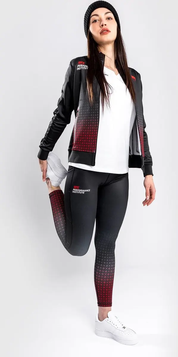 UFC Venum Performance Institute Trainingsjas Dames - XS - Zwart/Rood - afbeelding 6 van 6