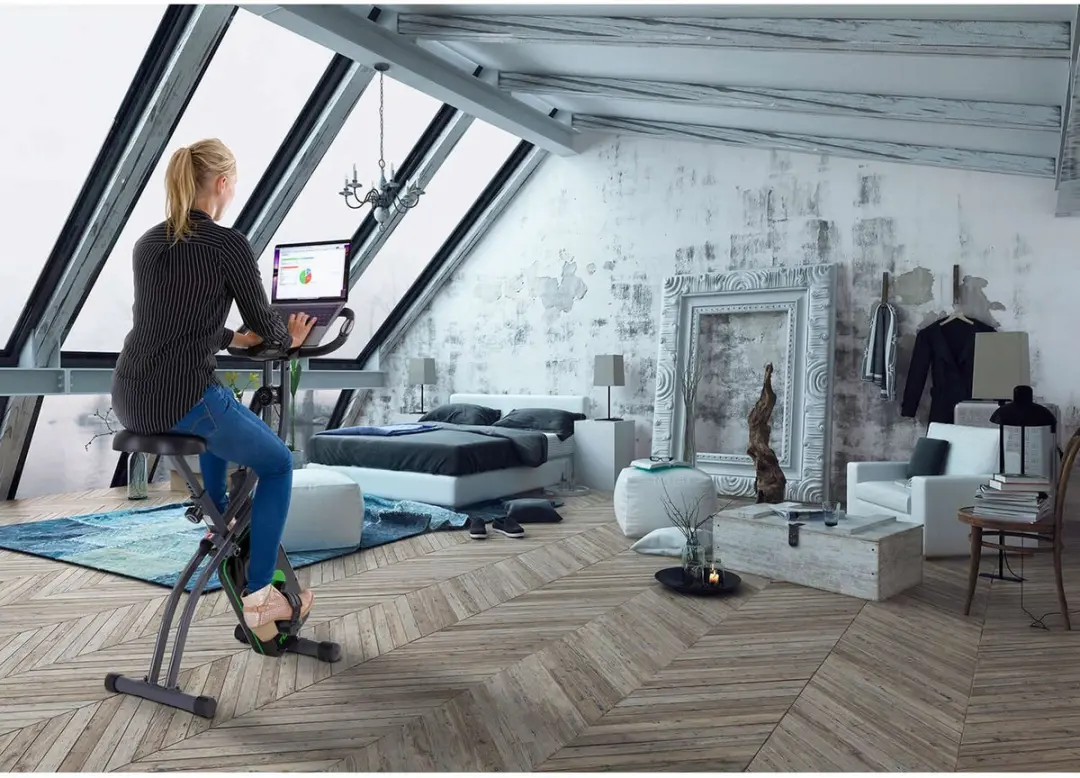 Tunturi Cardio Fit B20 X-bike Opvouwbare Hometrainer - 8 Niveaus