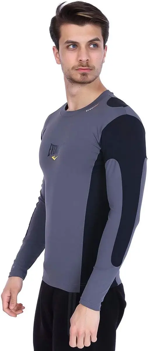 Everlast Rash Guard Lange Mouw Unisex - XL - Grijs