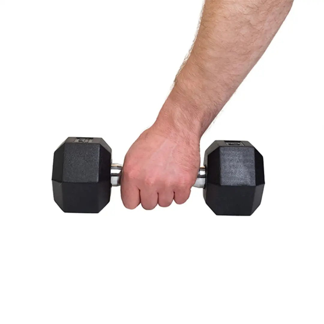 Muscle Power Hexa Dumbbell 6 kg - Zwart