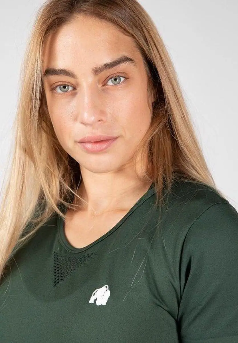 Gorilla Wear Neiro Seamless T-Shirt Legergroen M/L