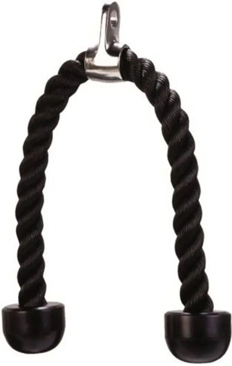 Tunturi Revolving Triceps Rope - Zwart