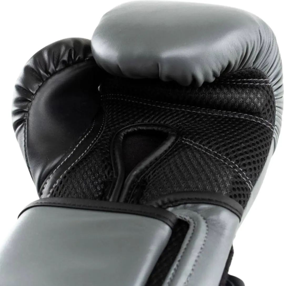 Everlast Powerlock 2R Vechtsporthandschoenen - 10 oz - Grijs/Zwart