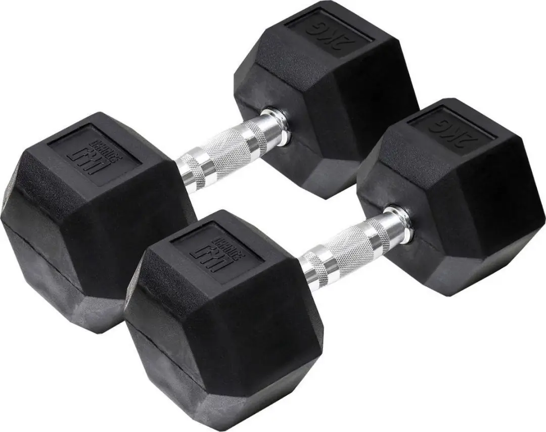 Orange Gym Hex Dumbbell 2KG