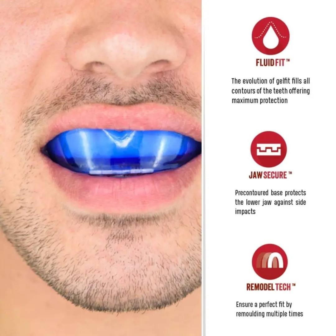 Safejawz Extro-Series Ice Gebitsbeschermer Senior - Blauw