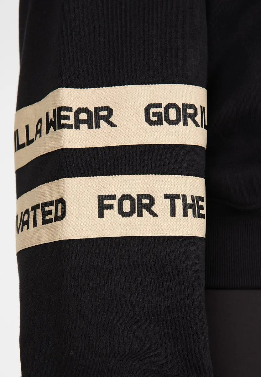 Gorilla Wear Tracey Cropped Hoodie - Zwart - XL