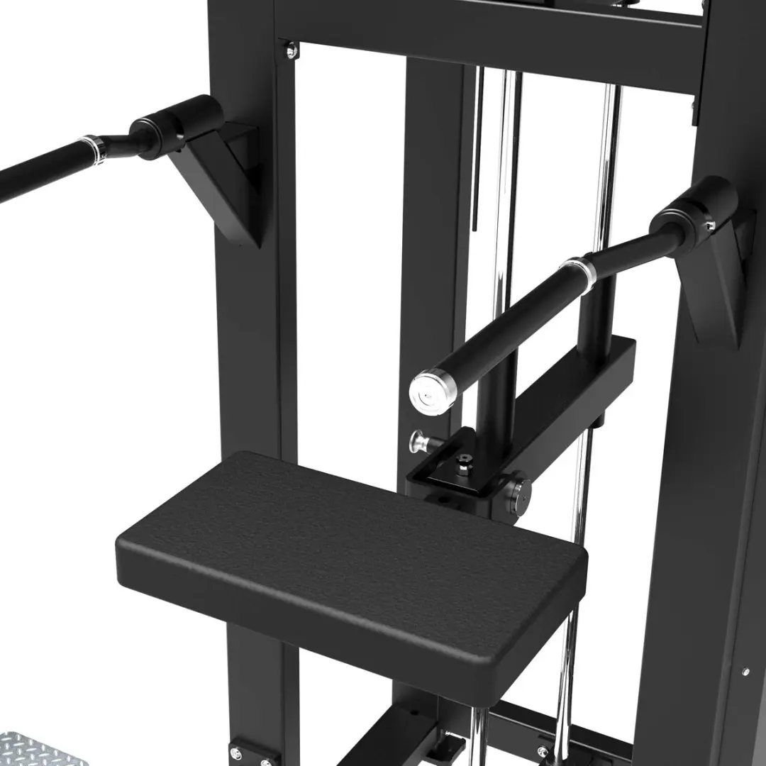 Tunturi Platinum Dual Assisted Krachtstation - Chin Up/Dip - Zwart