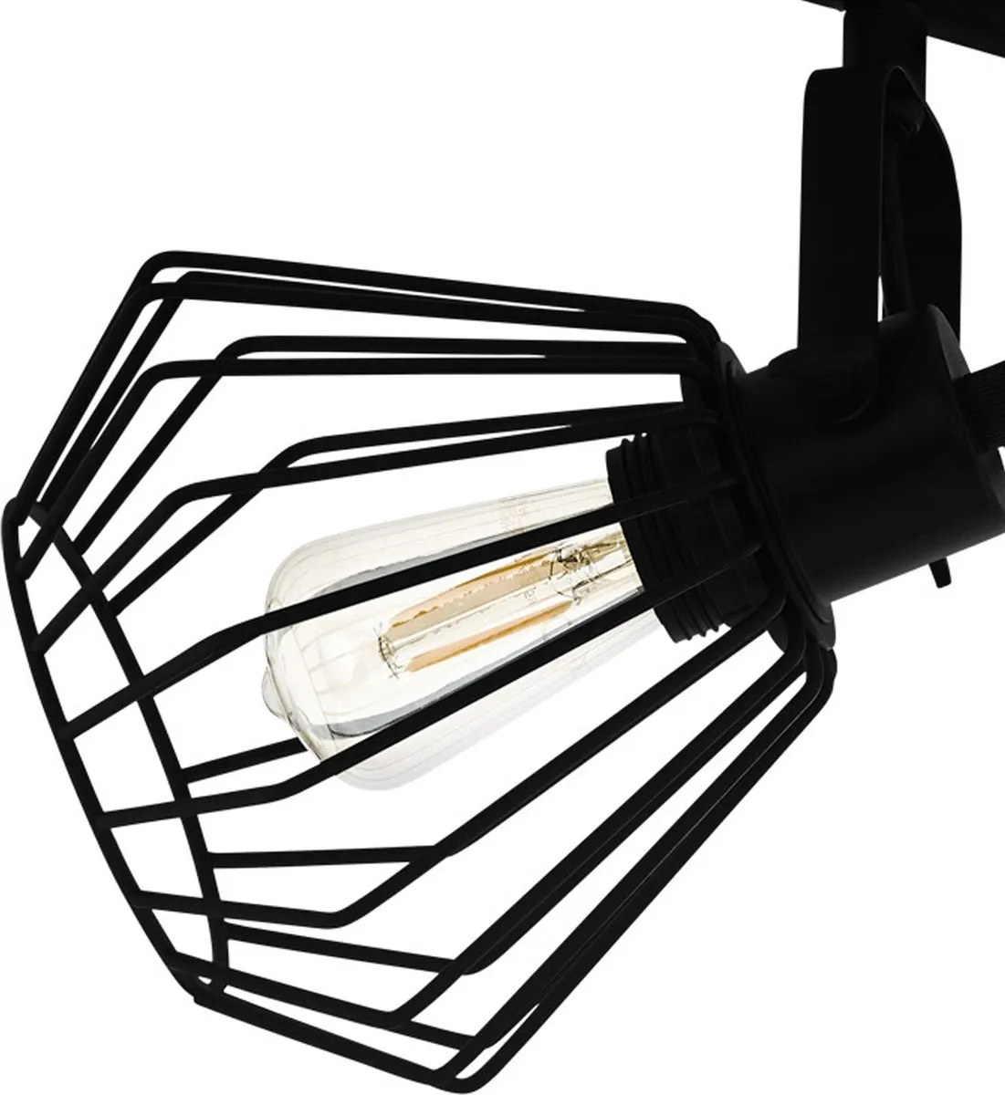 Eglo Tabillano Spot E27 - 2x Warm wit - 44cm Zwart