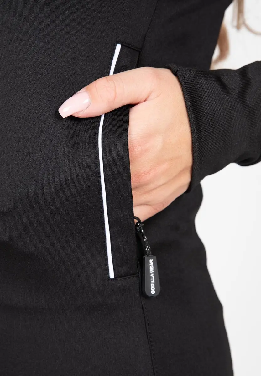 Gorilla Wear Rochelle Trainingsjas Zwart - L
