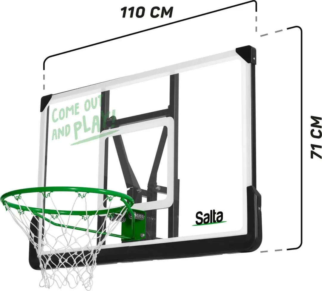 Salta Center Basketbalbord 5135 - Zwart