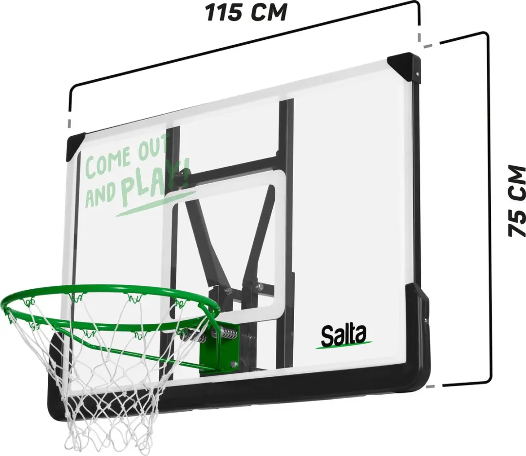Salta Center Basketbalbord 5135 - Zwart