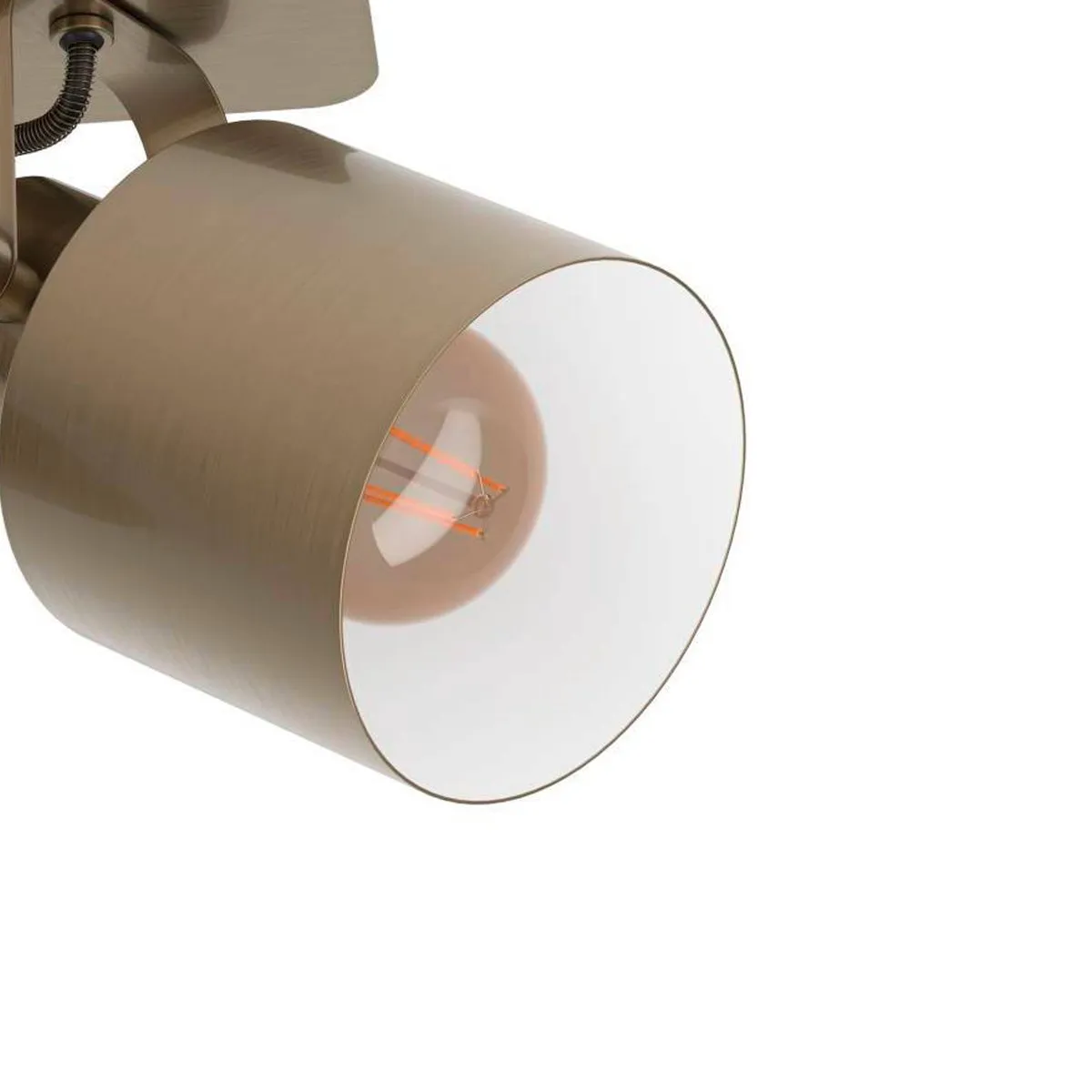 Eglo Southery Spot E27 - 2 Lichtpunten - 47cm - Goud/Crème