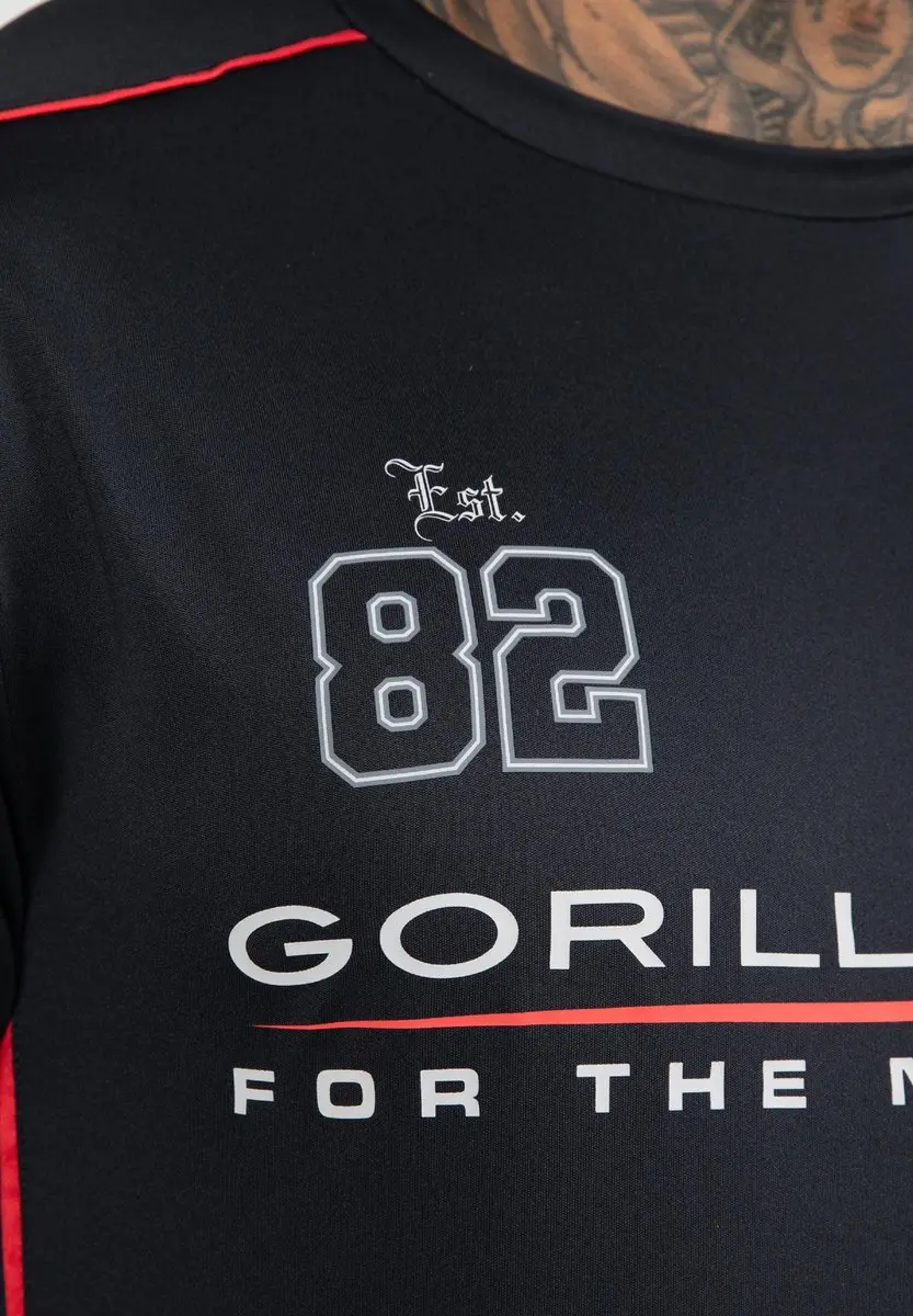 Gorilla Wear Broxton T-shirt - Zwart L - afbeelding 6 van 6