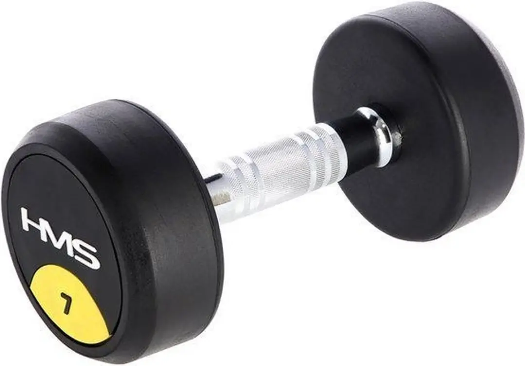 HMS HG PRO Rubberen Dumbbell 7 kg