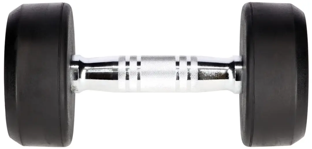 HMS HG PRO Rubberen Dumbbell 7 kg - Zwart