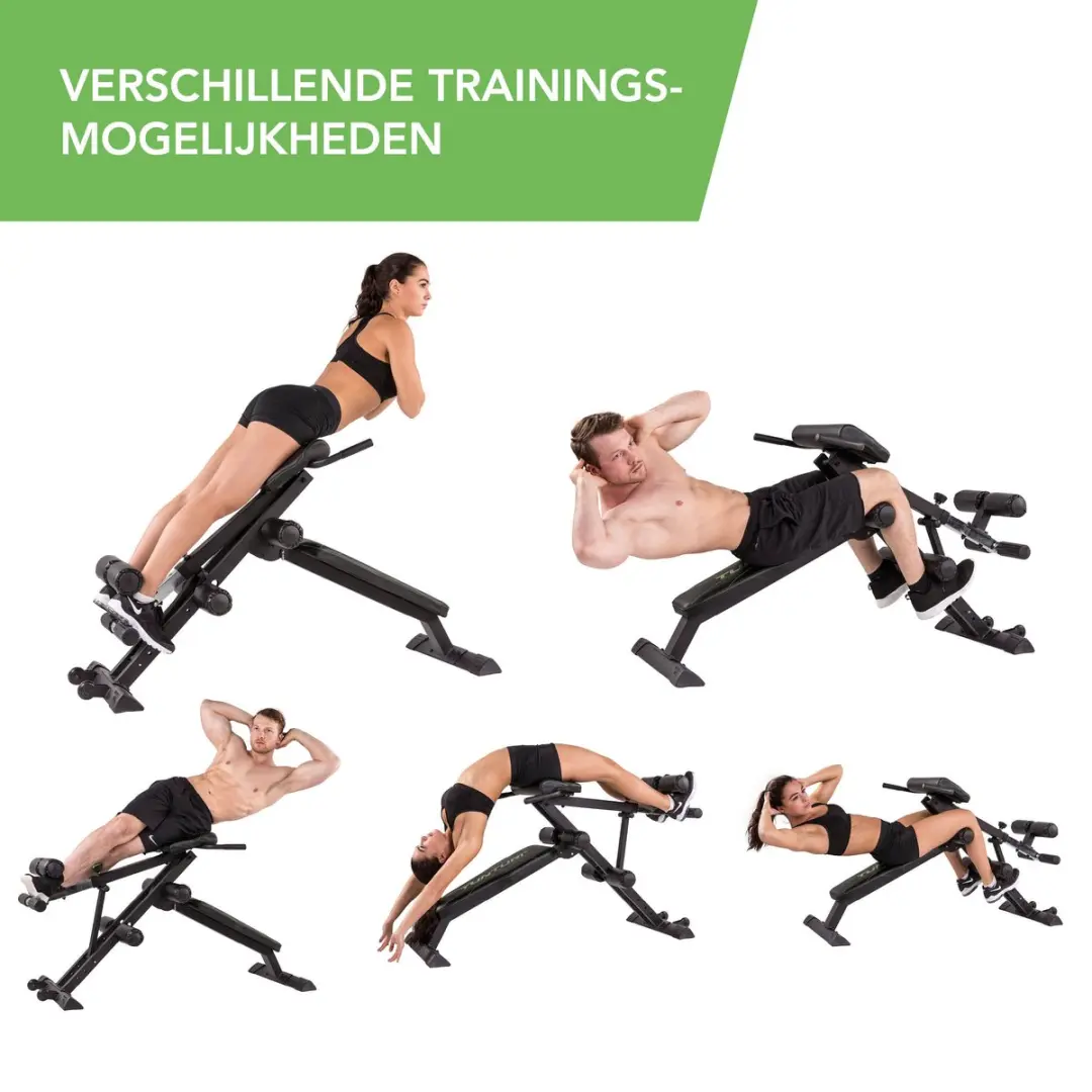 Tunturi CT80 Core Trainer Fitnessbank - Opklapbaar 150kg