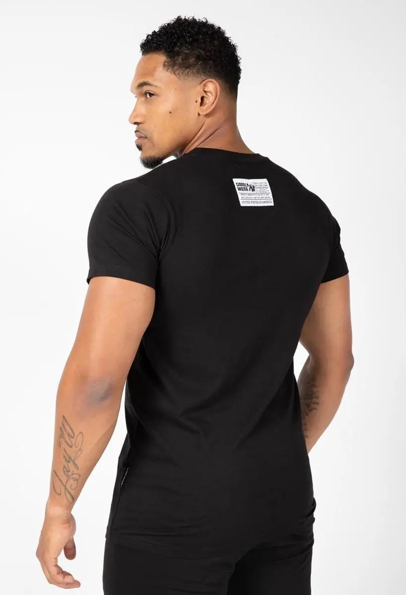 Gorilla Wear Classic T-shirt XL - Zwart/Goud