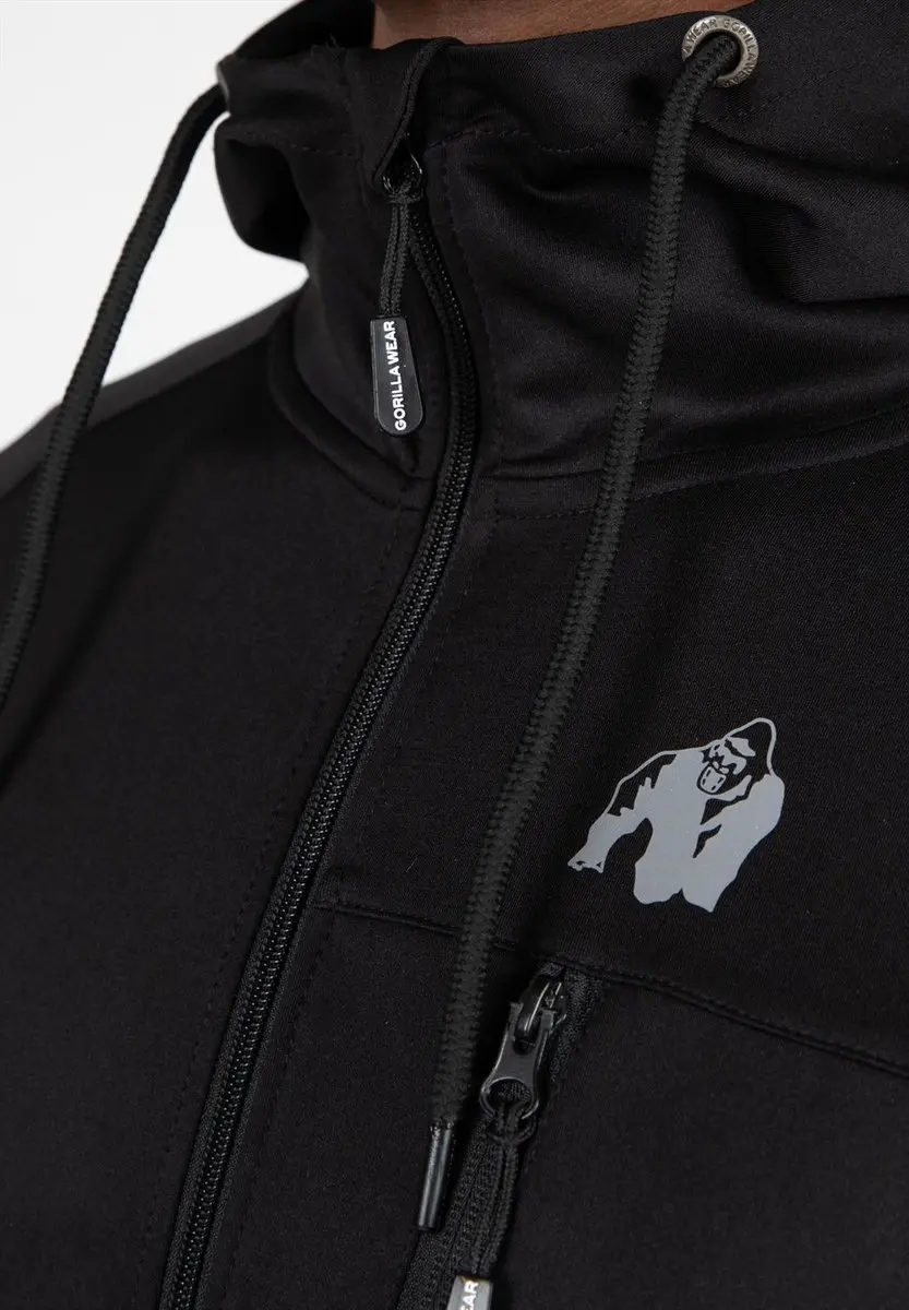Gorilla Wear Scottsdale Trainingsjas - Zwart - 3XL