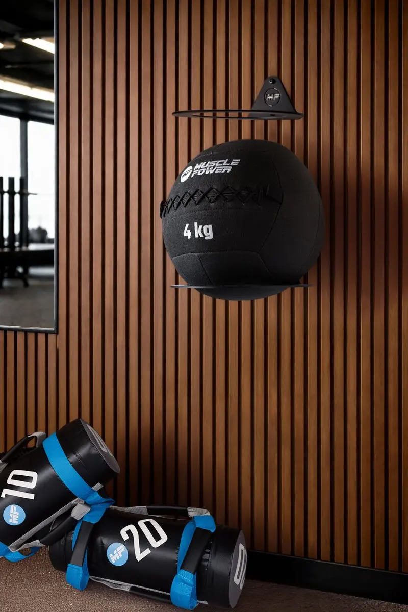 Muscle Power MP5099 Wallball Wandmodel 22.5cm - Zwart