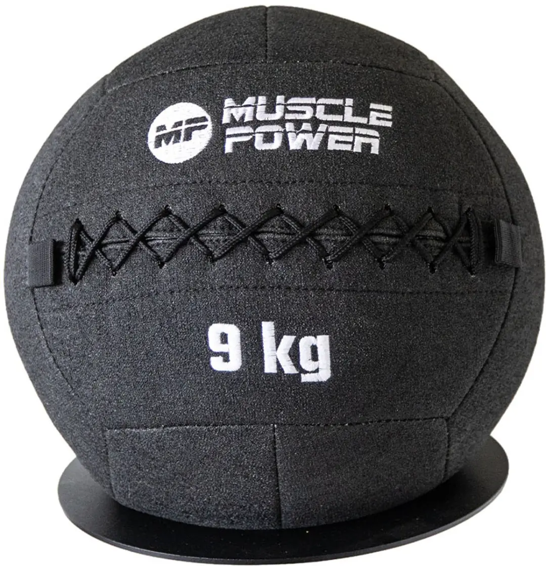 Muscle Power MP5099 Wallball Wandmodel 22.5cm - Zwart