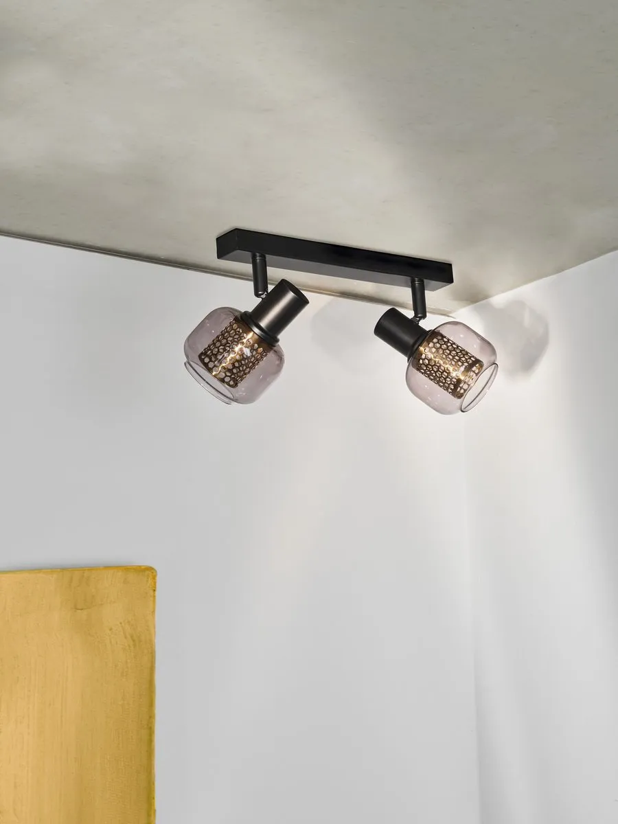 LEDVANCE Decor Spot Firefly 2x2.8W E14 - Zwart