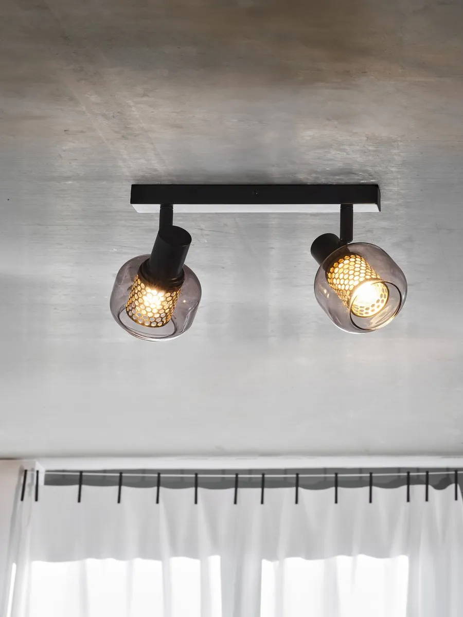 LEDVANCE Decor Spot Firefly 2x2.8W E14 - Zwart