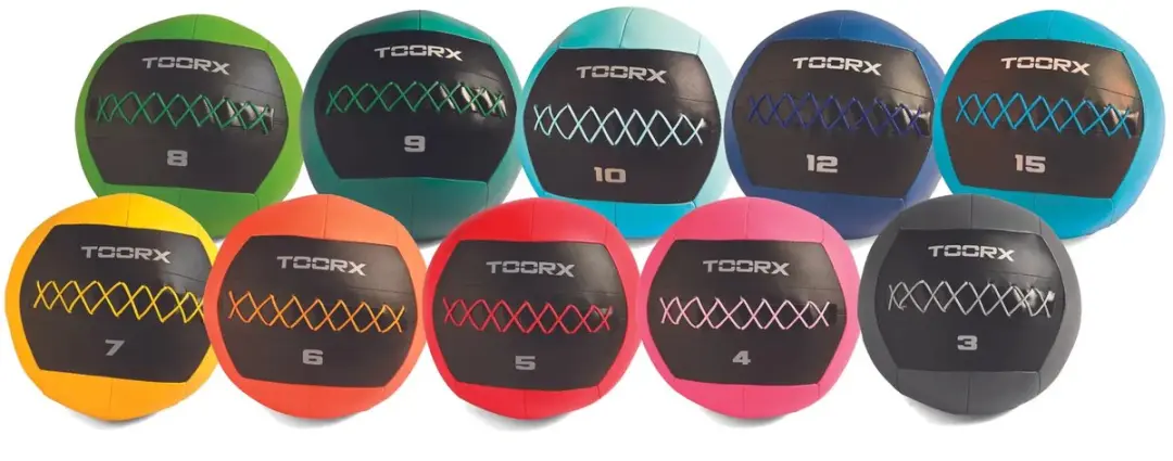 Toorx Fitness Wall Ball 10 kg - 35 cm Lichtblauw